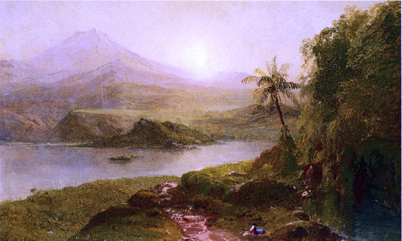  Frederic Edwin Church Mountain Landscape - Canvas Art Print