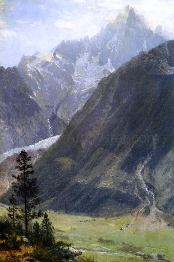  Albert Bierstadt Mountain Landscape - Canvas Art Print