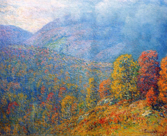  John Joseph Enneking Mountain Landscape - Canvas Art Print