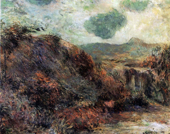  Paul Gauguin Mountain Landscape - Canvas Art Print