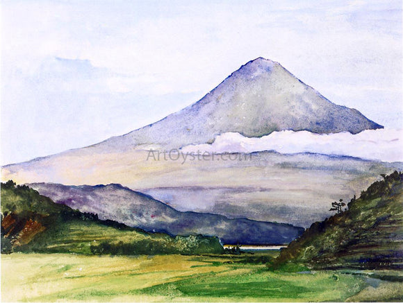  John La Farge Mountain of Fuji-San from Fuji-Kawa - Canvas Art Print
