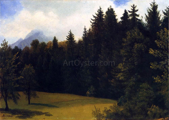 Albert Bierstadt Mountain Resort - Canvas Art Print