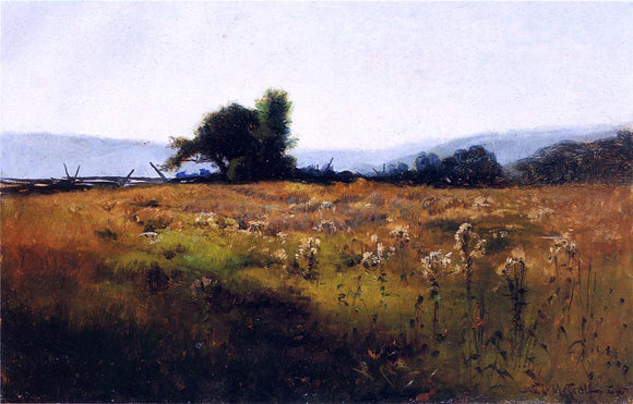  Willard Leroy Metcalf Mountain View from High Field - Canvas Art Print