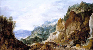  Joos De Momper Mountainous Landscape - Canvas Art Print