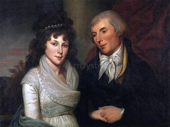  Charles Willson Peale Mr. and Mrs. Alexander Robinson - Canvas Art Print