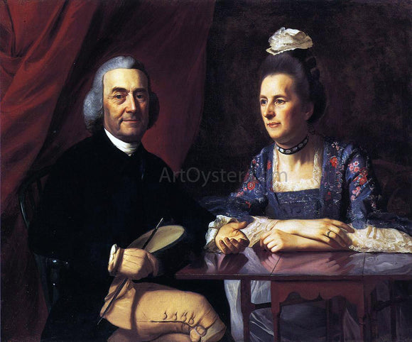  John Singleton Copley Mr. and Mrs. Isaac Winslow (Jemina Debuke) - Canvas Art Print
