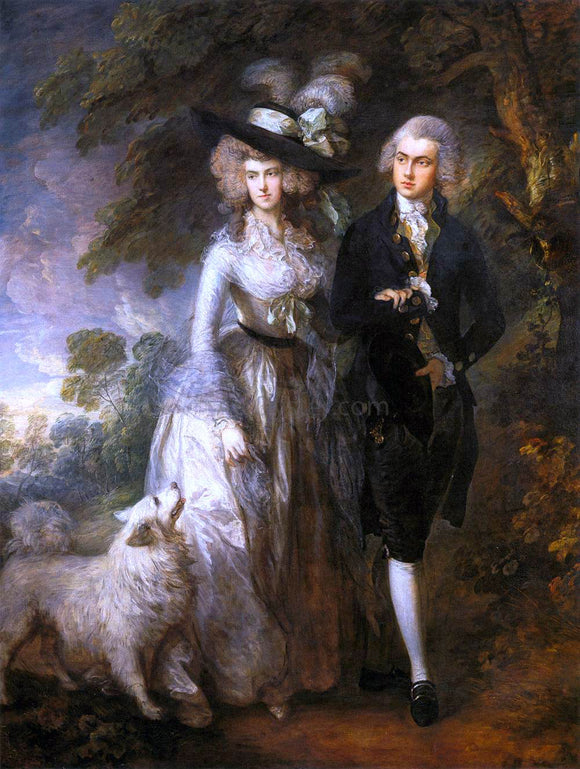  Thomas Gainsborough Mr and Mrs William Hallett ('The Morning Walk') - Canvas Art Print