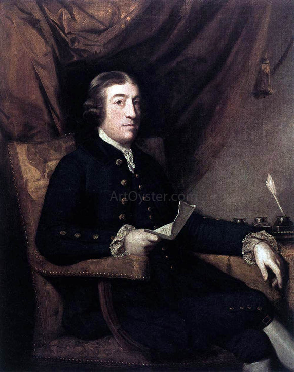  Sir Joshua Reynolds Mr. James Bourdieu - Canvas Art Print