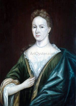  Gerrit Duyckinck Mrs. Augustus Jay - Canvas Art Print