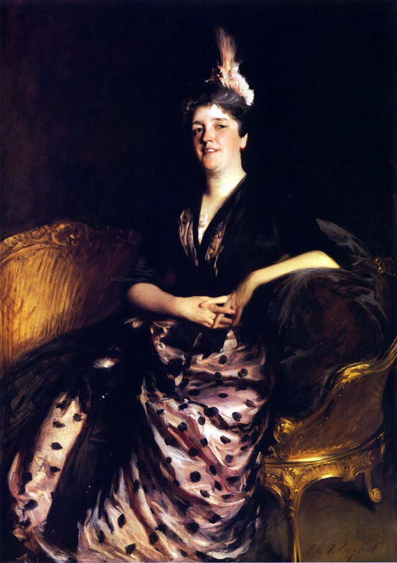  John Singer Sargent Mrs. Edward Darley Boit - Canvas Art Print