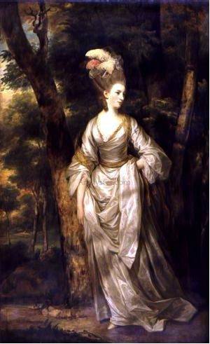  Sir Joshua Reynolds Mrs Elizabeth Carnac - Canvas Art Print