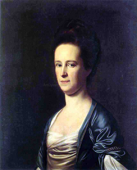  John Singleton Copley Mrs. Elizabeth Coffin Amory - Canvas Art Print