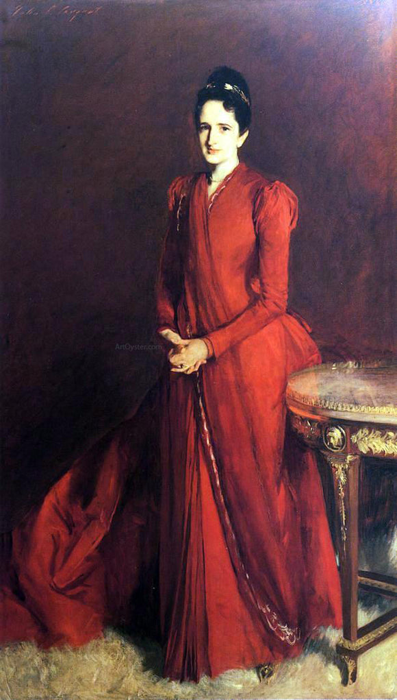  John Singer Sargent Mrs. Elliott Fitch Shepard (also known as Margaret Louise Vanderbilt) - Canvas Art Print