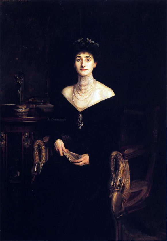  John Singer Sargent Mrs. Ernest G. Raphael (Florence Cecilia Sassoon) - Canvas Art Print