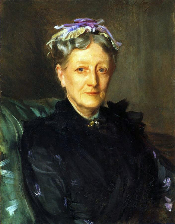  John Singer Sargent Mrs. Frederick Mead (Mary Eliza Scribner) - Canvas Art Print