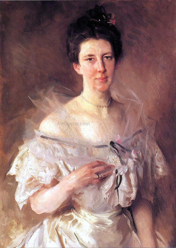  John Singer Sargent Mrs. Gardiner Greene Hammond (Esther Fiske Hammond) - Canvas Art Print