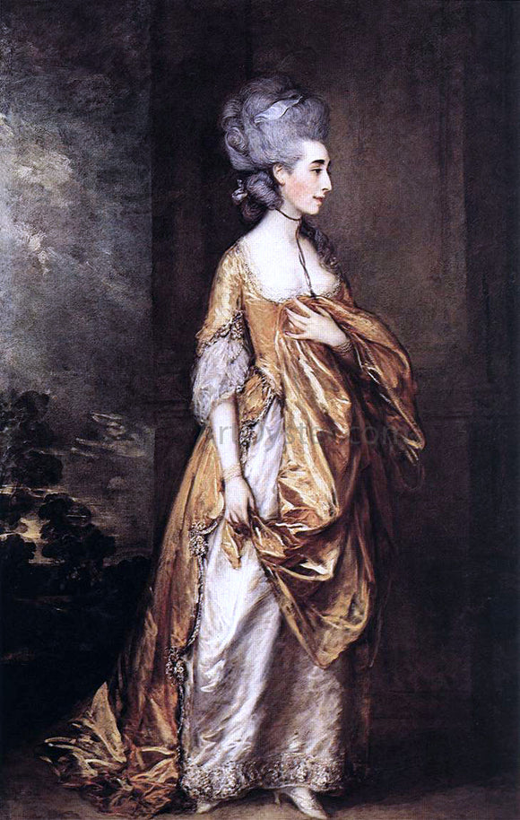  Thomas Gainsborough Mrs Grace Dalrymple Elliot - Canvas Art Print