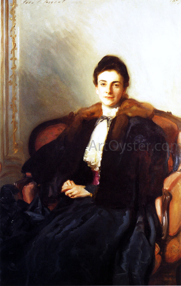  John Singer Sargent Mrs. Harold Wilson (Anna Margary) - Canvas Art Print