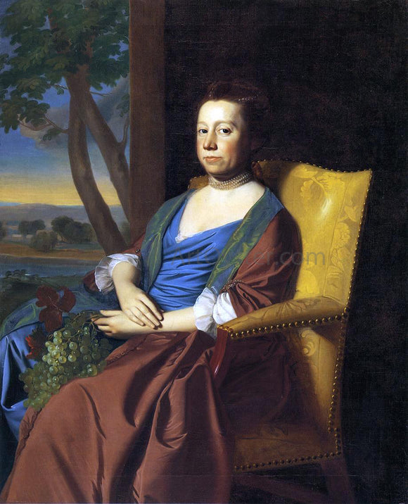  John Singleton Copley Mrs. Isaac Smith - Canvas Art Print