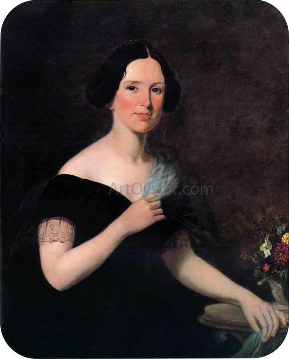  Trevor Thomas Fowler Mrs. James F. Robinson (also known as Willina S. Hernson) - Canvas Art Print