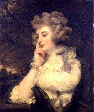 Sir Joshua Reynolds Mrs. Jane Braddyll - Canvas Art Print