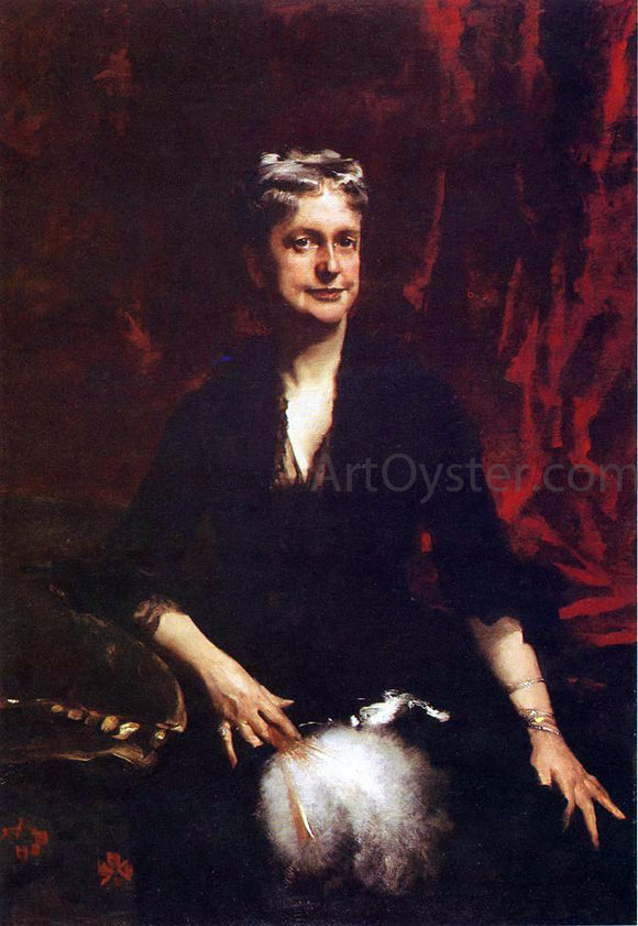  John Singer Sargent Mrs. John Joseph Townsend (Catherine Rebecca Bronson) - Canvas Art Print