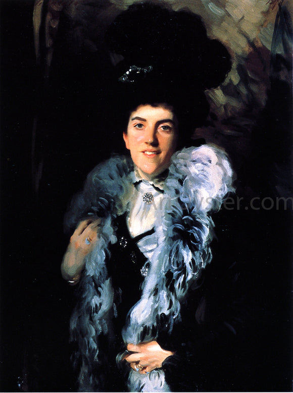  John Singer Sargent Mrs. John William Crombie (Minna Watson) - Canvas Art Print