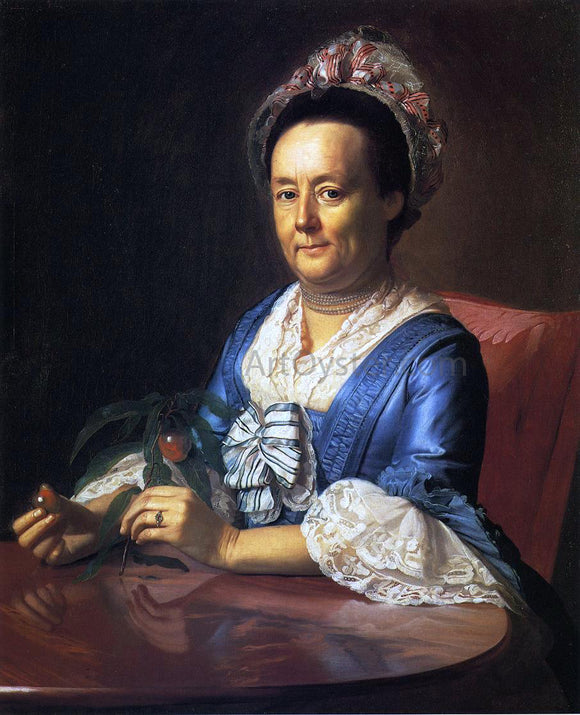  John Singleton Copley Mrs. John Winthrop (Hannah Fayerweather) - Canvas Art Print