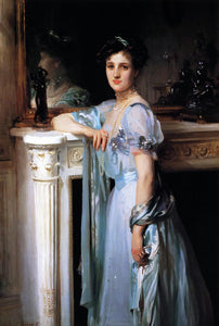  John Singer Sargent Mrs. Louis Raphael - Canvas Art Print