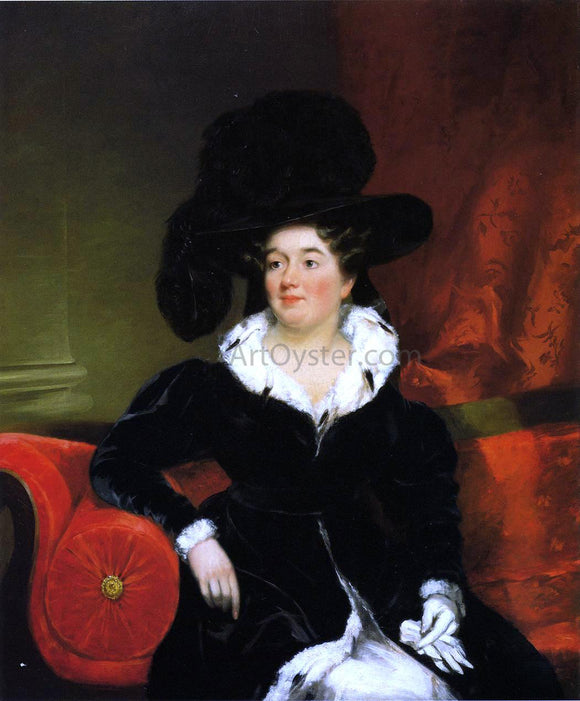  Chester Harding Mrs. Samuel Appleton (Julia Webster) - Canvas Art Print
