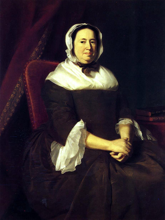  John Singleton Copley Mrs. Samuel Hill, nee Miriam Kilby - Canvas Art Print