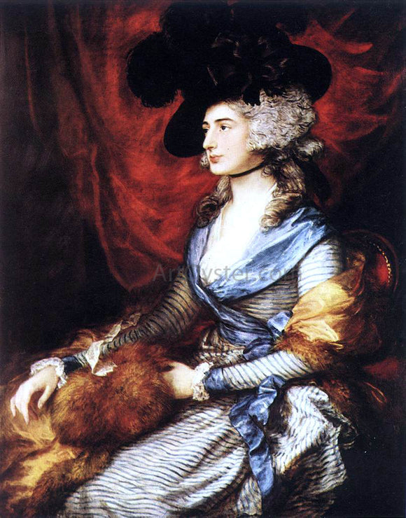  Thomas Gainsborough Mrs Sarah Siddons - Canvas Art Print