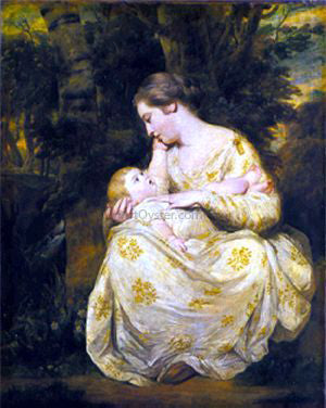  Sir Joshua Reynolds Mrs. Susanna Hoare and Child - Canvas Art Print