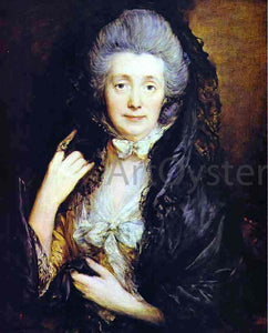  Thomas Gainsborough Mrs. Thomas Gainsborough, nee Margaret Burr - Canvas Art Print