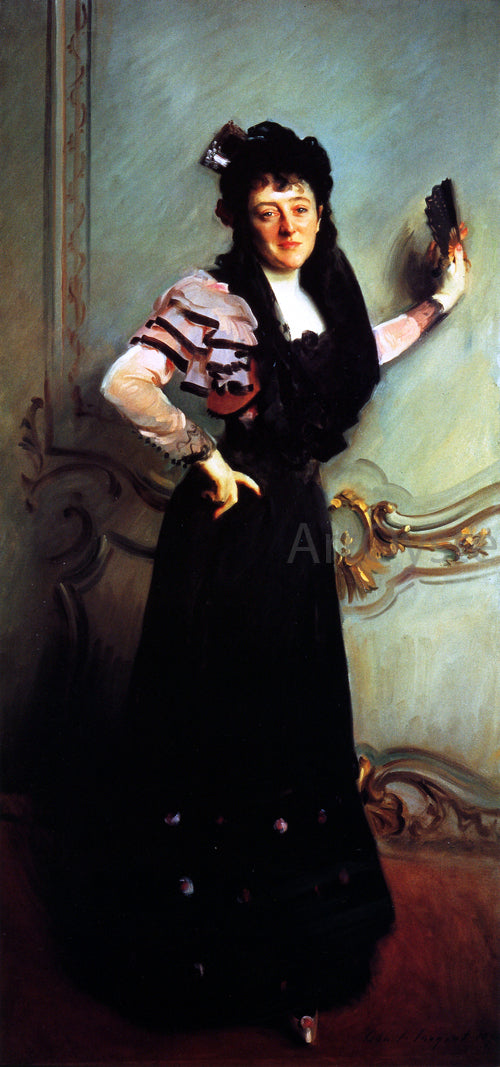  John Singer Sargent Mrs. Walter Bacon (Virginia Purdy Barker) - Canvas Art Print