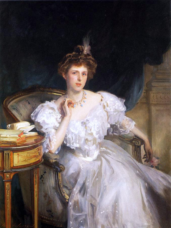  John Singer Sargent Mrs. William George Raphael (Margherita Goldsmid) - Canvas Art Print
