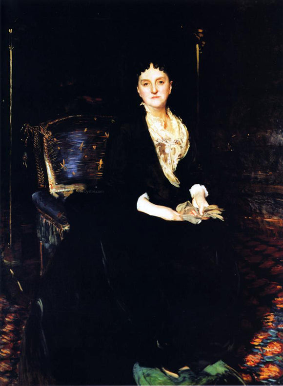  John Singer Sargent Mrs. William Henry Vanderbilt - Canvas Art Print