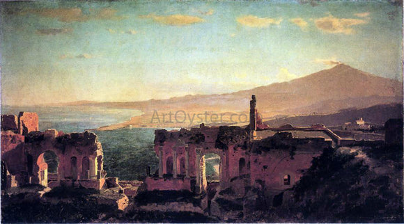  William Stanley Haseltine Mt. Aetna from Taormina - Canvas Art Print