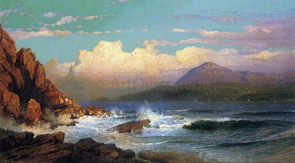  William Trost Richards Mt. Desert, Maine - Canvas Art Print
