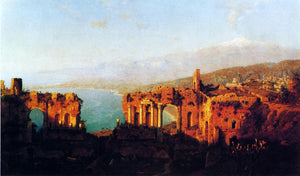  William Stanley Haseltine Mt. Etna from Taormina - Canvas Art Print