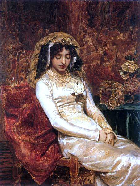  Antonio Munoz Degrain Mujer Sentada - Canvas Art Print