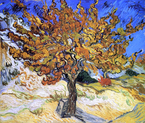  Vincent Van Gogh A Mulberry Tree (also known as The Mulberry Tree) - Canvas Art Print
