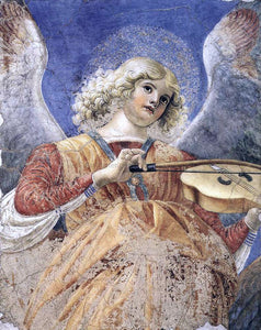  Melozzo Da Forli Music-Making Angel - Canvas Art Print