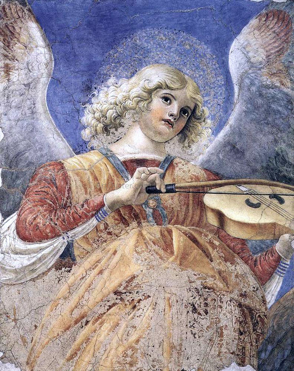  Melozzo Da Forli Music-Making Angel - Canvas Art Print