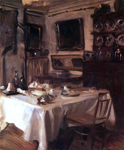  John Singer Sargent My Dining Room - Canvas Art Print