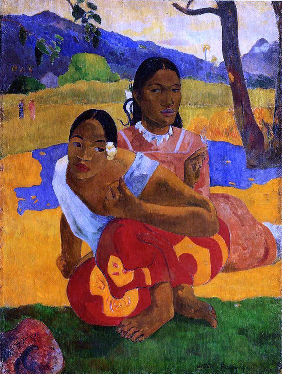  Paul Gauguin Nafeaffaa Ipolpo (also known as When Will You Marry?) - Canvas Art Print