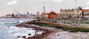  Edmund Darch Lewis Narragansett Pier in 1888 - Canvas Art Print