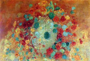 Odilon Redon Nasturtiums - Canvas Art Print