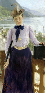  Ilia Efimovich Repin Natalia Nordmann - Canvas Art Print