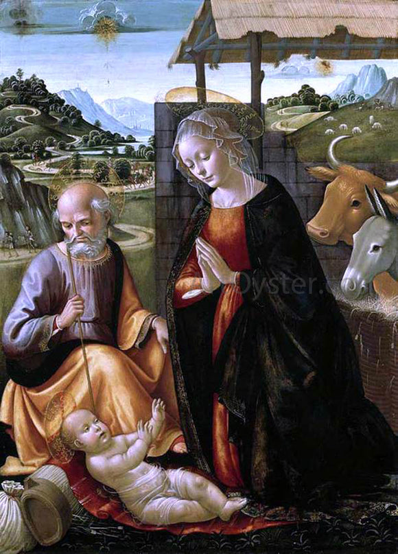  Domenico Ghirlandaio Nativity - Canvas Art Print